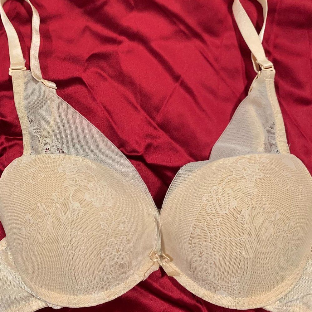 The Little Bra Company Beige Push-Up Bra - Size 34C